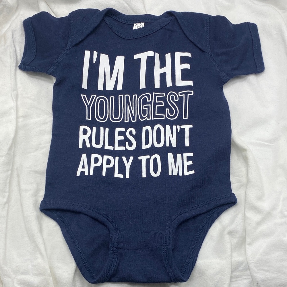 I’m The Youngest Baby Onesie